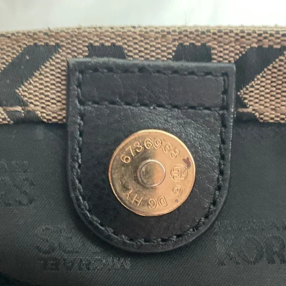 Michael Kors Signature Black and Tan Tote - Picture 10 of 10